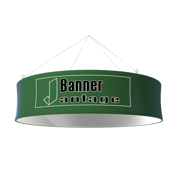 Round Ceiling Tube Hanging Banners